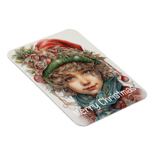 Weihnachts Mädchen Custom 20 von 25 Magnet
