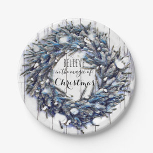 Weihnachts-Magie-Feierlichkeiten Teller