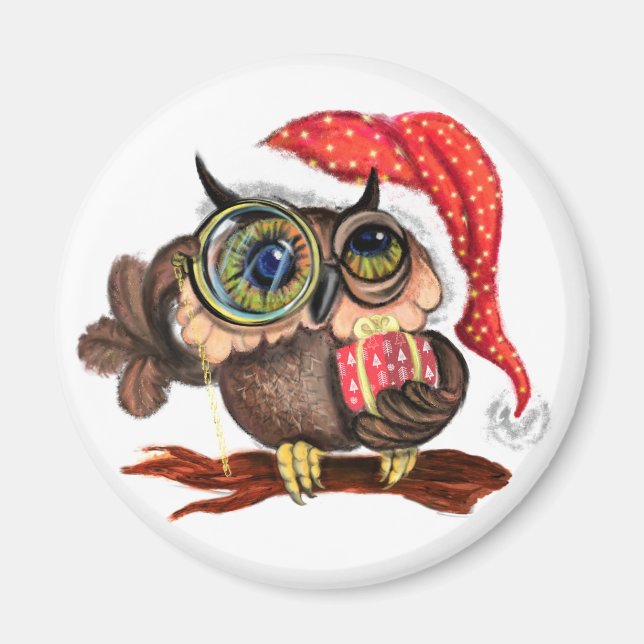 Weihnachts-Magnet-Geschenk Kinderschale mit Gesche Magnet (Vorne)