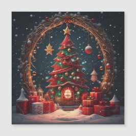 Weihnachts-Magneteinladung Magneteinladung