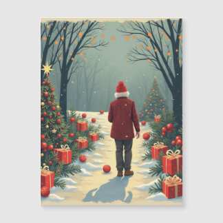 Weihnachts-Magnetkarte Magnetkarte