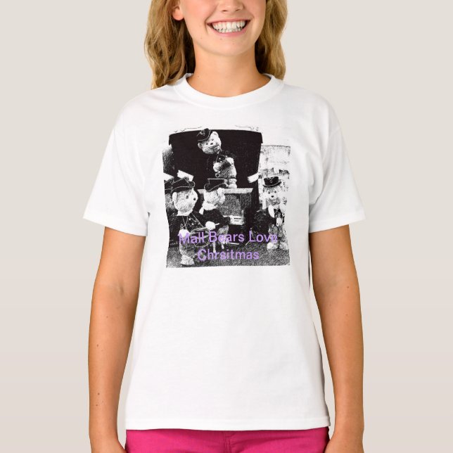Weihnachts-Mall-Bears Kinder-Shirt T-Shirt (Vorderseite)