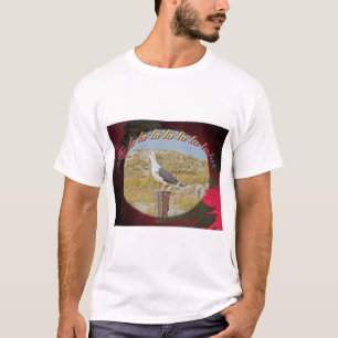 Weihnachts-Mantelmöwe beim Weihnachtsliedersingen T-Shirt