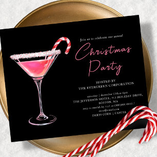 Weihnachts Martini Cocktail Party Einladung