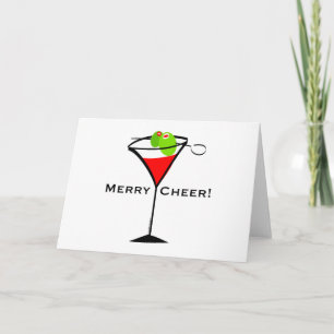Weihnachts Martini Feiertagskarte