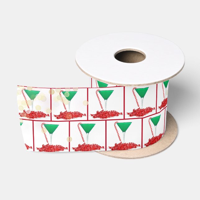 Weihnachts Martini mit Ribbons Satinband (Spule)