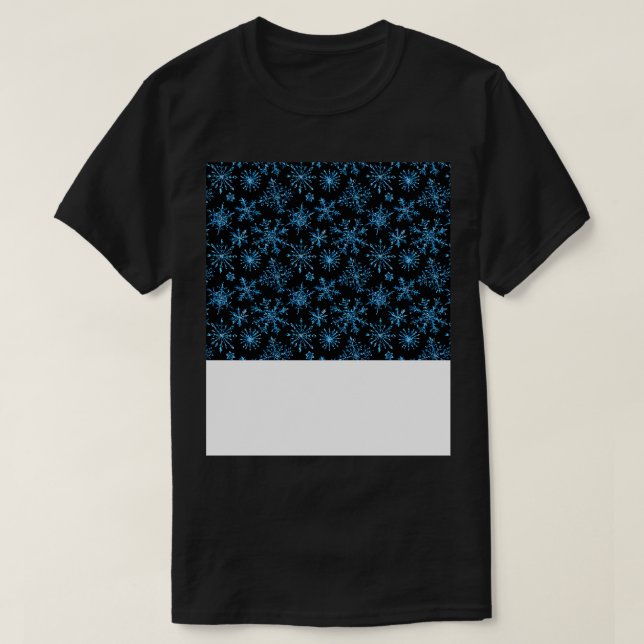 Weihnachts-Maske Schneeflocken Face Maske 1 T-Shirt (Design vorne)
