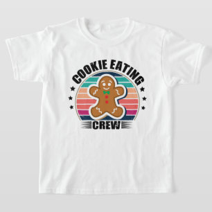 Weihnachts-Matching Family Cookie Essen Crew T-Shirt