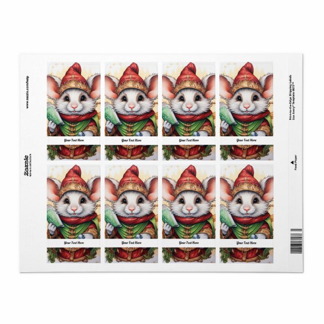 Weihnachts-Maus 47 Ihr Text hier (Vorne)