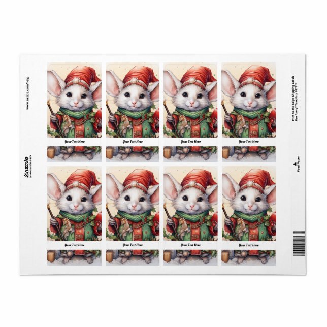 Weihnachts-Maus 49 Ihr Text hier (Vorne)