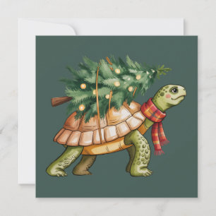 Weihnachts-Meeresschildkröte-Lover-Geschenk Weihna Feiertagskarte