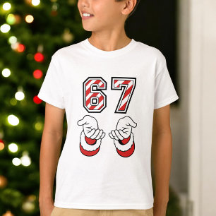 Weihnachts-Meme Six Seven 67 6 7 Feiertag T-Shirt