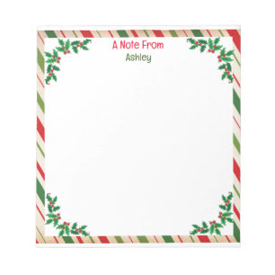 Weihnachts-Memo-Pads Notizblock