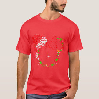 Weihnachts-Minnie Premium Retro T-Shirt