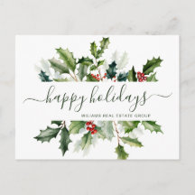Weihnachts-Mistletoe Holiday Corporate Gruß