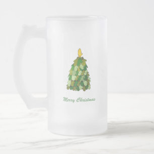 Weihnachts-Mittens-Tasse Mattglas Bierglas