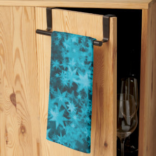 Weihnachts-Mitternachts-Echo Geschirrtuch