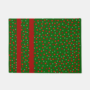 Weihnachts Mix Poke A Dots & Strips Türmatte
