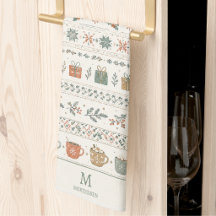 Weihnachts-Monogramm-Muster
