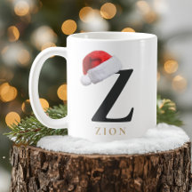 Weihnachts-Monogramm-Tasse