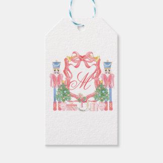 Weihnachts-Monogramm-Wappen Geschenkanhänger