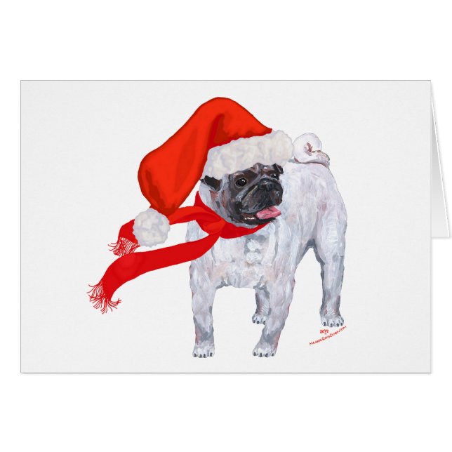 Weihnachts-Mops (Vorderseite (Horizontal))