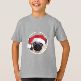 Weihnachts-Mops - Kids' Basic T - Shirt