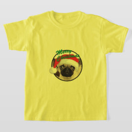 Weihnachts-Mops - Kids' Basic T - Shirt