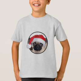 Weihnachts-Mops - Kids' Basic T - Shirt