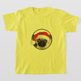 Weihnachts-Mops - Kids' Basic T - Shirt