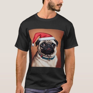 Weihnachts-Mops - Perfekt für Tierliebhaber T-Shirt