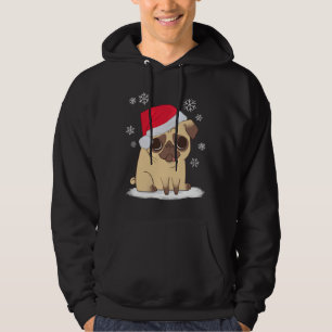 Weihnachts-Mops (rot) Klassischer T - Shirt 271