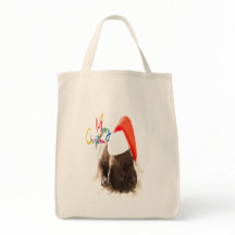 Weihnachts-Mops-Tasche
