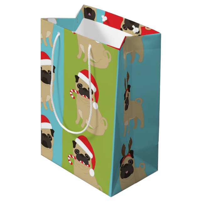 Weihnachts-Möpsen 2016 (1) Mittlere Geschenktüte (Rückseite Schrägansicht)