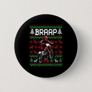 Weihnachts-Motocross-Motorrad-Dirt-Bike  Button