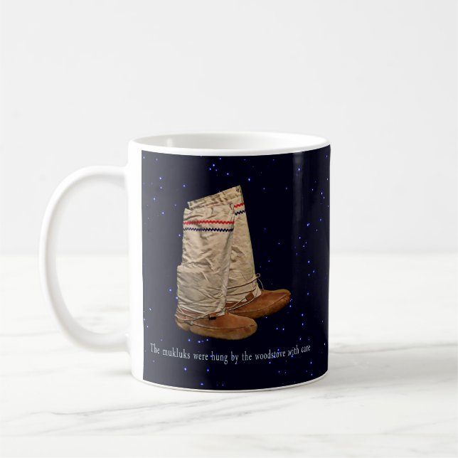 Weihnachts Mukluks Kaffeetasse (Links)