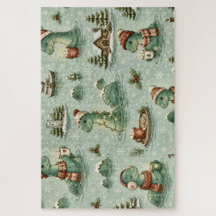 Weihnachts-Nessie Loch Ness Monster Cozy Kryptiden