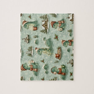 Weihnachts-Nessie Loch Ness Monster Cozy Kryptiden