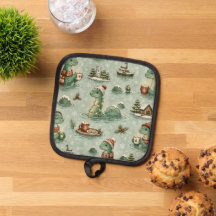 Weihnachts-Nessie Loch Ness Monster Cozy Kryptiden