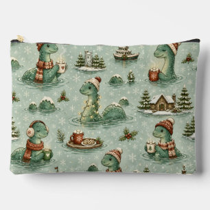 Weihnachts-Nessie Loch Ness Monster Cozy Kryptiden Zubehörtasche