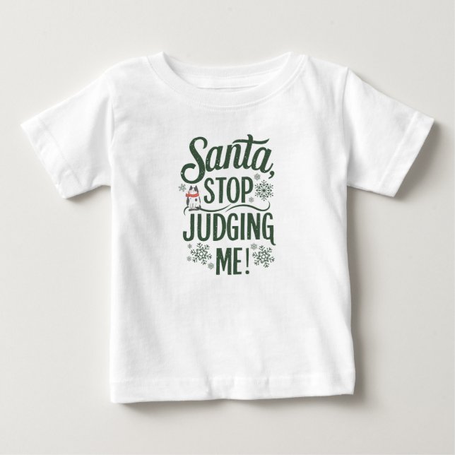 Weihnachts-Neujahr-Kleinkind-Shirt | Kindergeschen Baby T-shirt (Vorderseite)