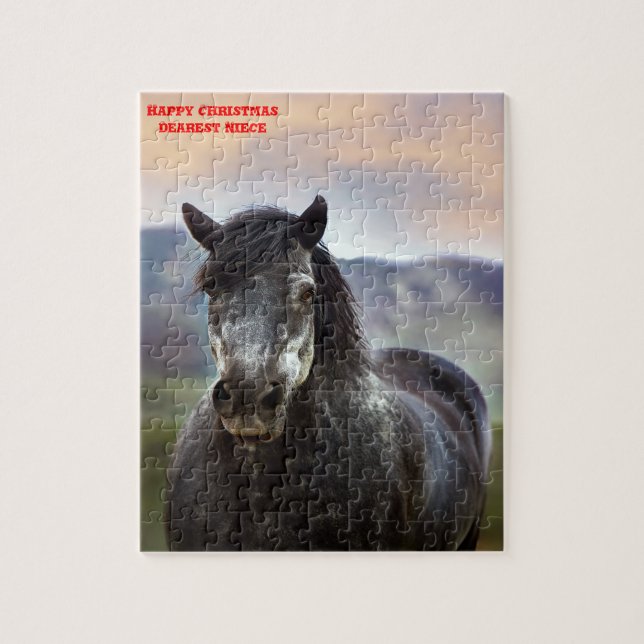 Weihnachts-Nichte. Jigsaw Puzzle (Vertikal)