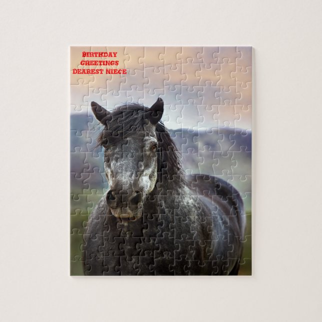 Weihnachts-Nichte. Jigsaw Puzzle (Vertikal)