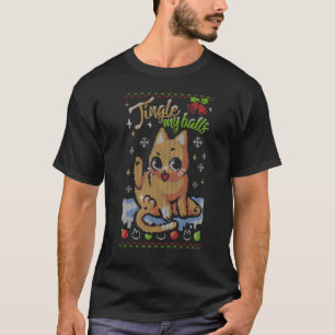 Weihnachts Niedlich Cat Jingle Balls T-Shirt