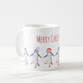 Weihnachts-Niedlich-Tanzpinguine Kaffeetasse