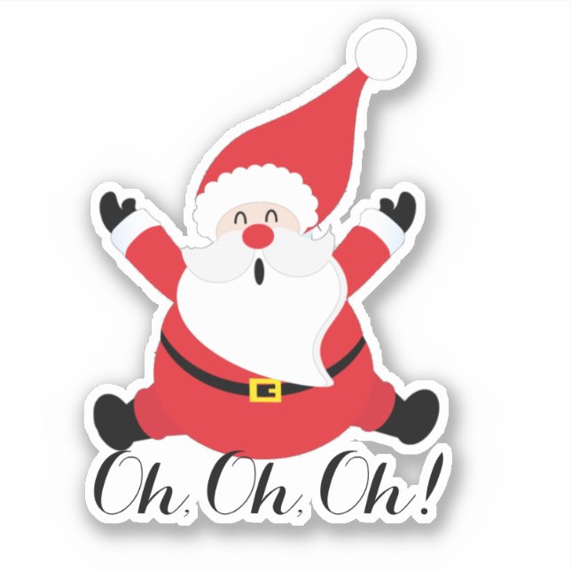Weihnachts-Niedlich-Weihnachtsmarke854 Aufkleber (Vorderseite)