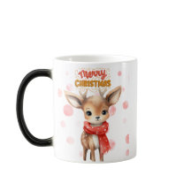 Weihnachts-Niedliche Rentier-Tasse