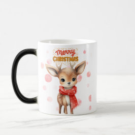 Weihnachts-Niedliche Rentier-Tasse Verwandlungstasse