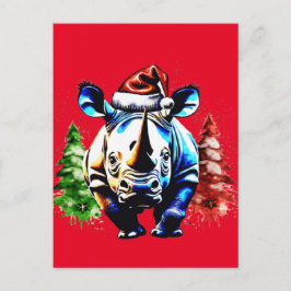 Weihnachts-niedlicher Welpe Postkarte