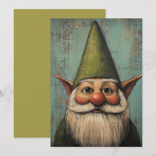 Weihnachts-Nisse - Traditionelle nordische Feierta Feiertagskarte